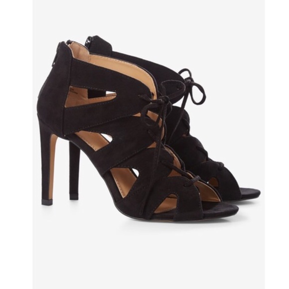 Express suede high heel sandals size 9 - Picture 4 of 4